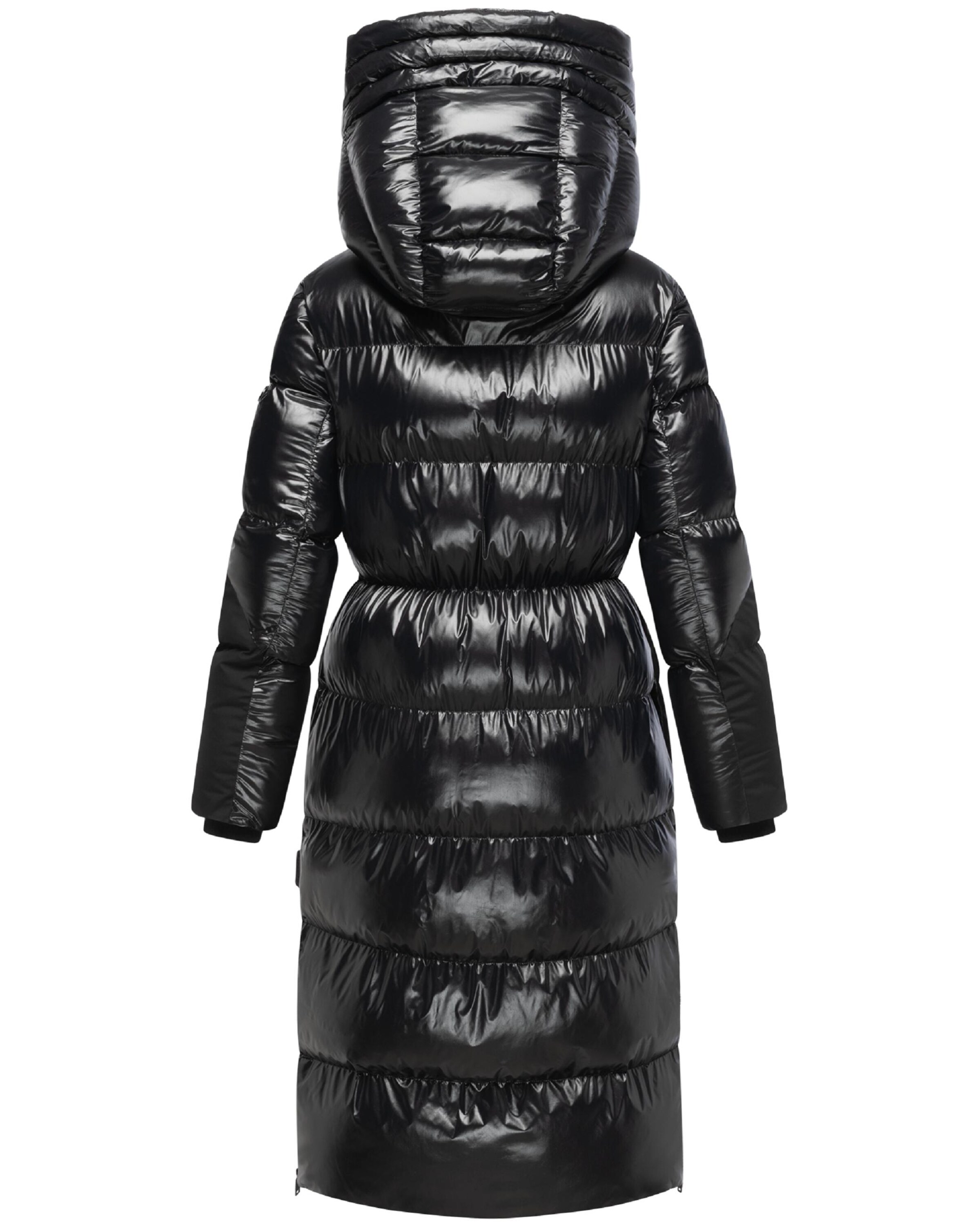 NAVAHOO Wintermantel 'Knusperherz 14' in Schwarz