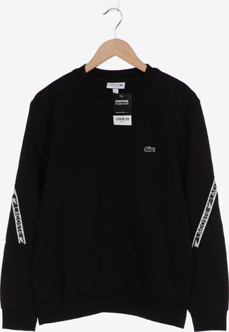 LACOSTE Sweatshirt & Zip-Up Hoodie in M in Black: front