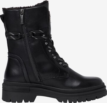 TAMARIS Lace-Up Ankle Boots in Black