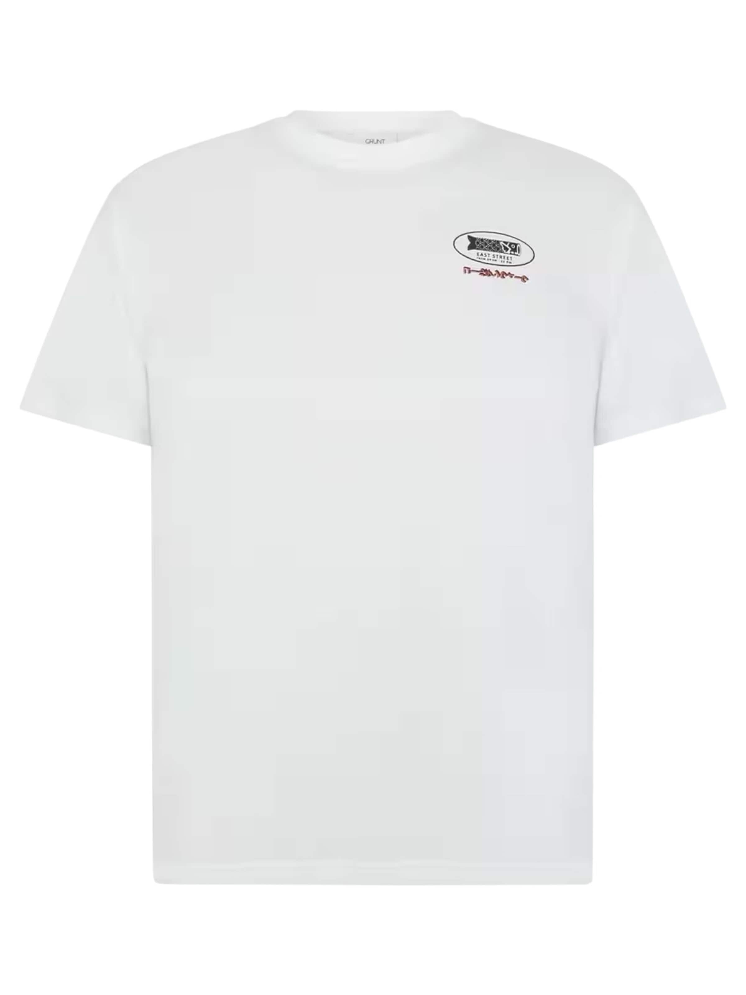GRUNT Shirt 'Dang' in White: front