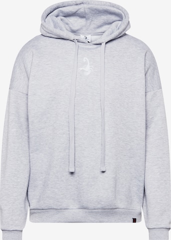 VIERVIER Hoodie 'Fine' in Grau: predná strana