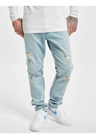 DEF Slimfit Jeans 'Theo' in Blauw: voorkant
