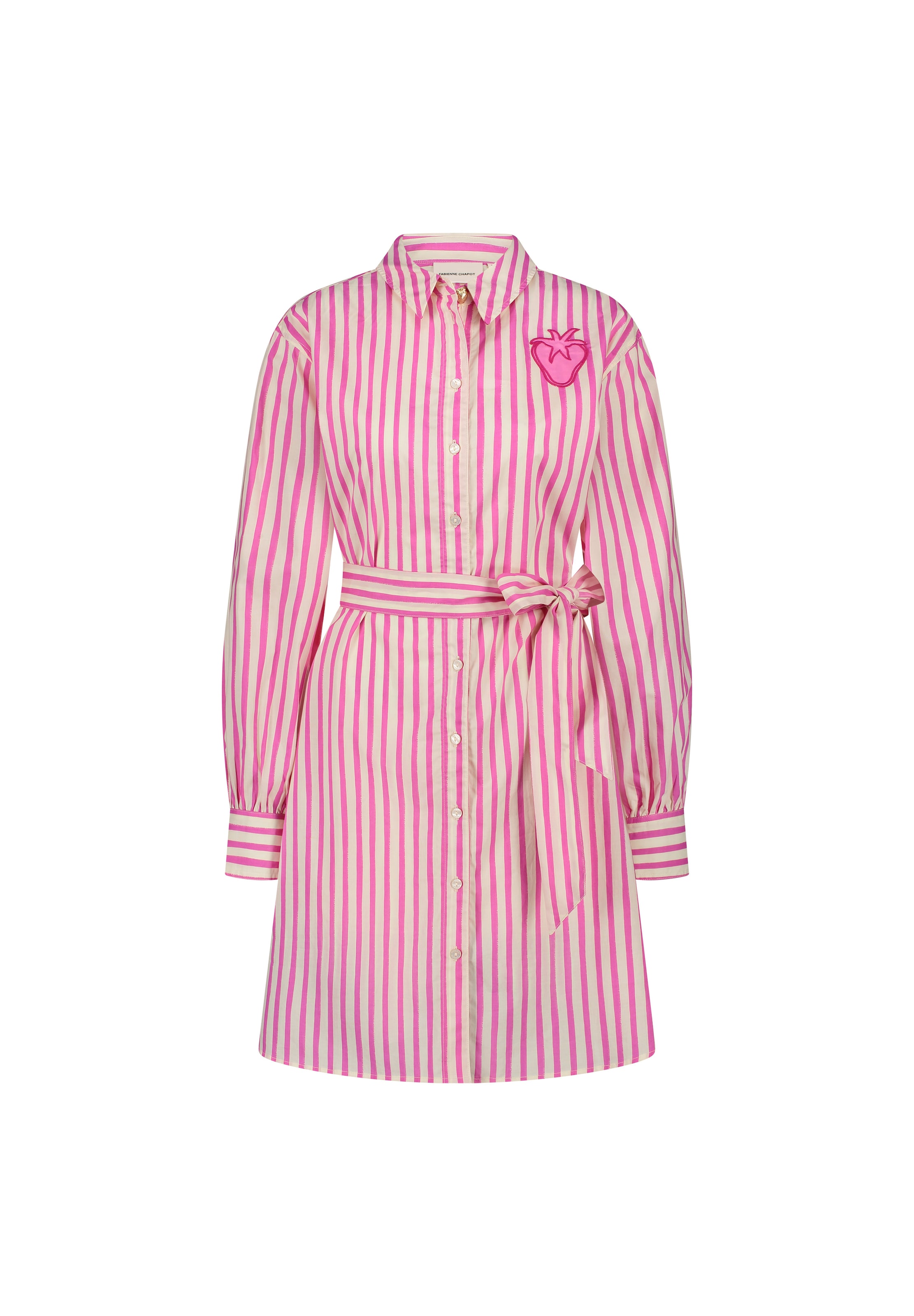 Fabienne Chapot Jurk in Roze: voorkant