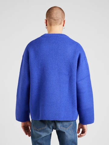 WEEKDAY Пуловер 'Teo' в синьо