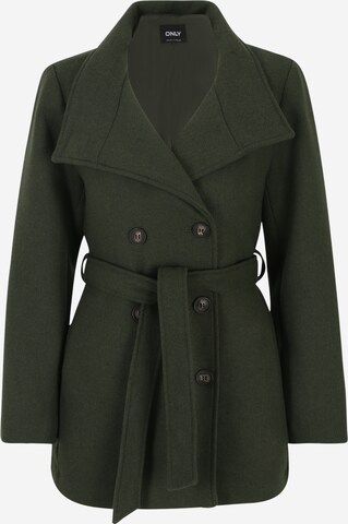 Only Petite Between-Seasons Coat 'MEDINA' in Green: front