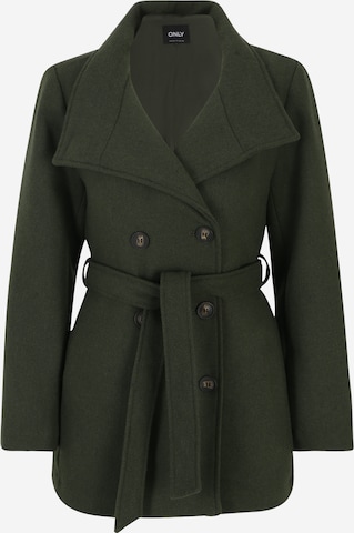 Only Petite Ανοιξιάτικο και φθινοπωρινό παλτό 'MEDINA' σε πράσινο: μπροστά