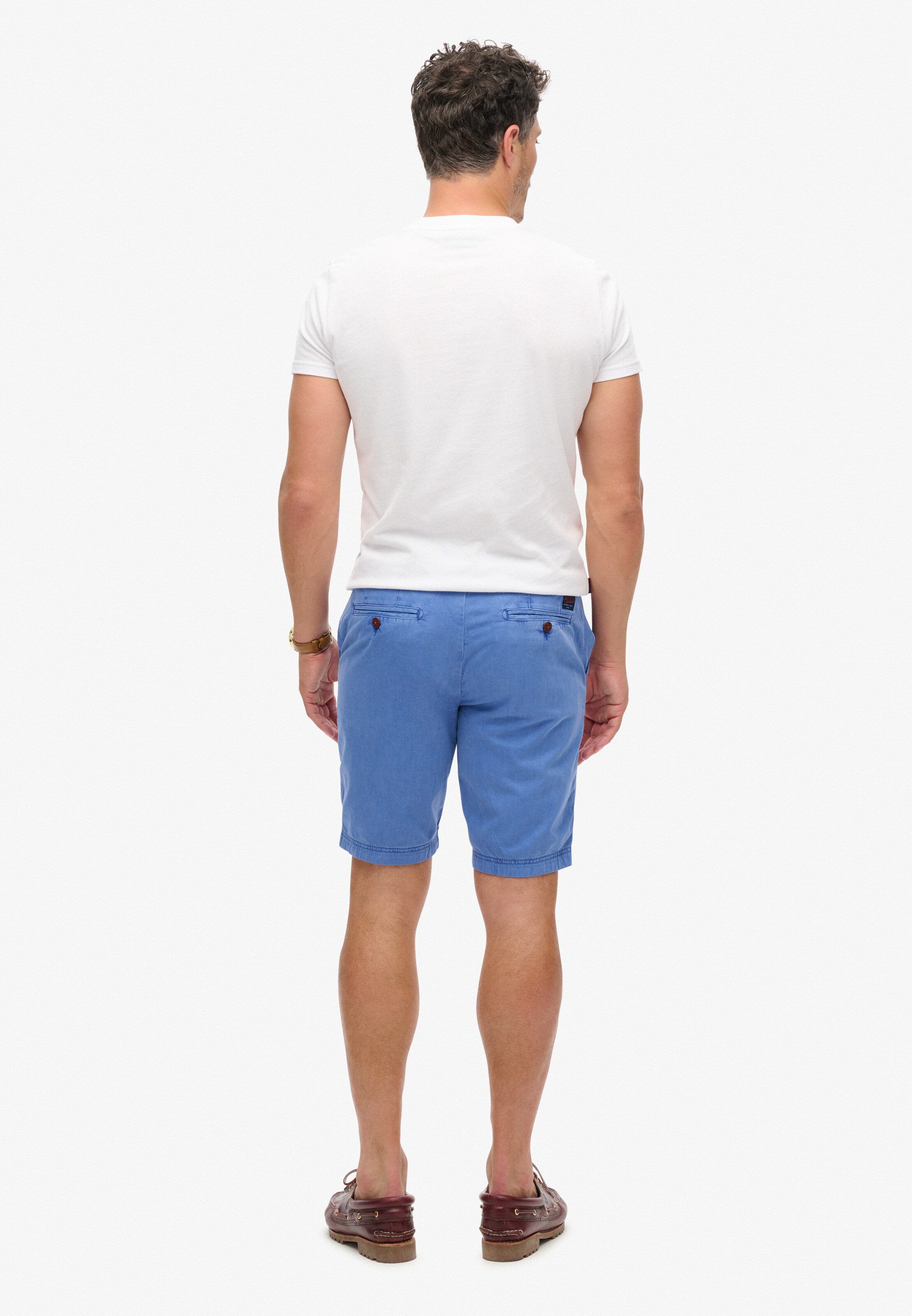 Superdry Regular Chino Pants in Blue