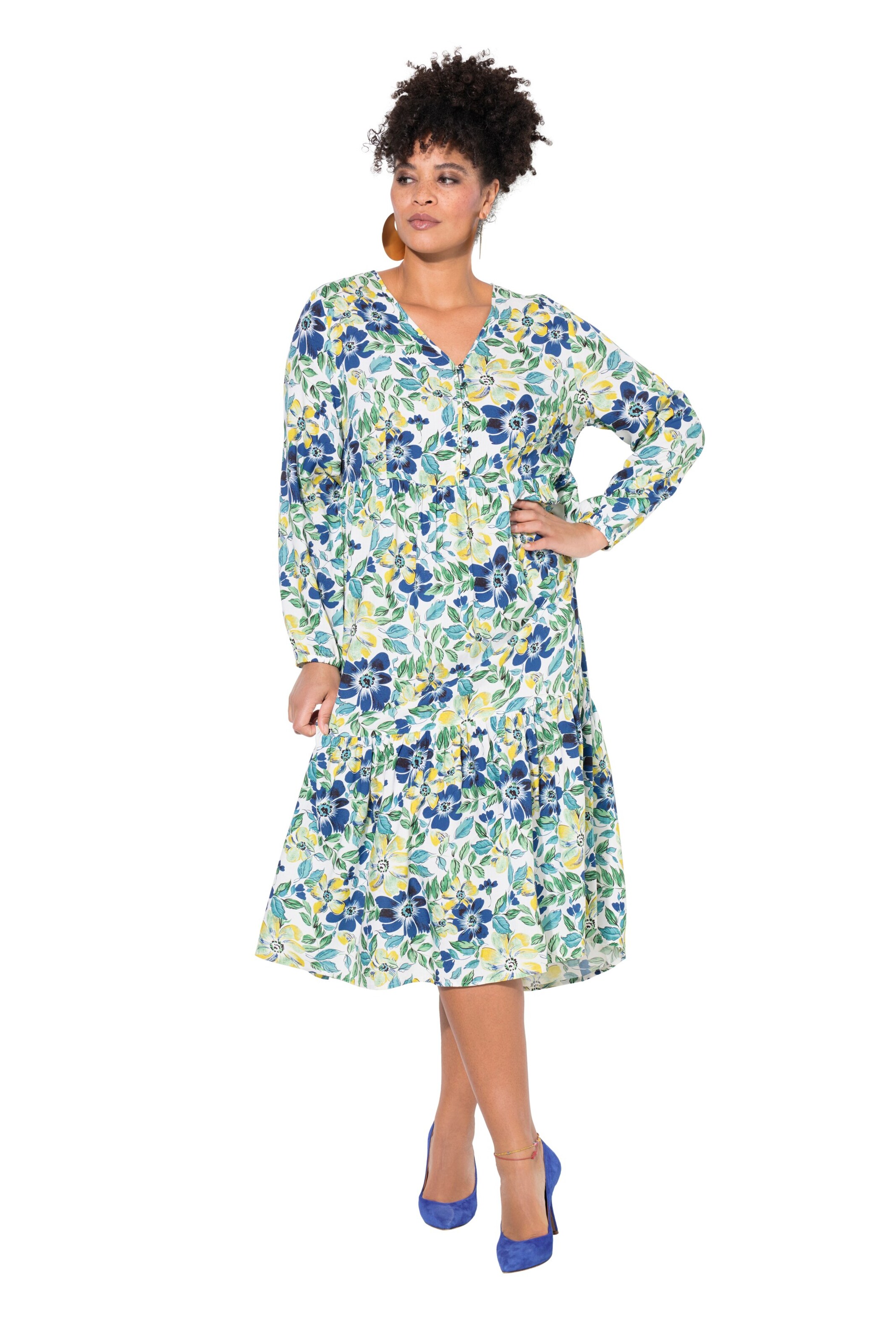 MIAMODA Dress in Mixed colours