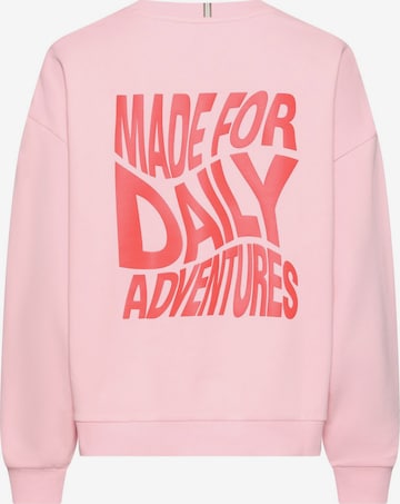 CAMEL ACTIVE Sweatshirt in Pink: Vorderseite