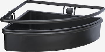 Wenko Shower Accessories in Black: front