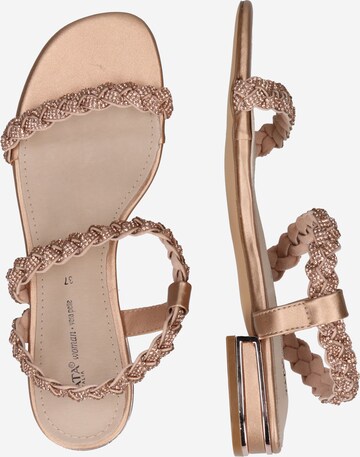 TATA Italia Strap Sandals in Gold