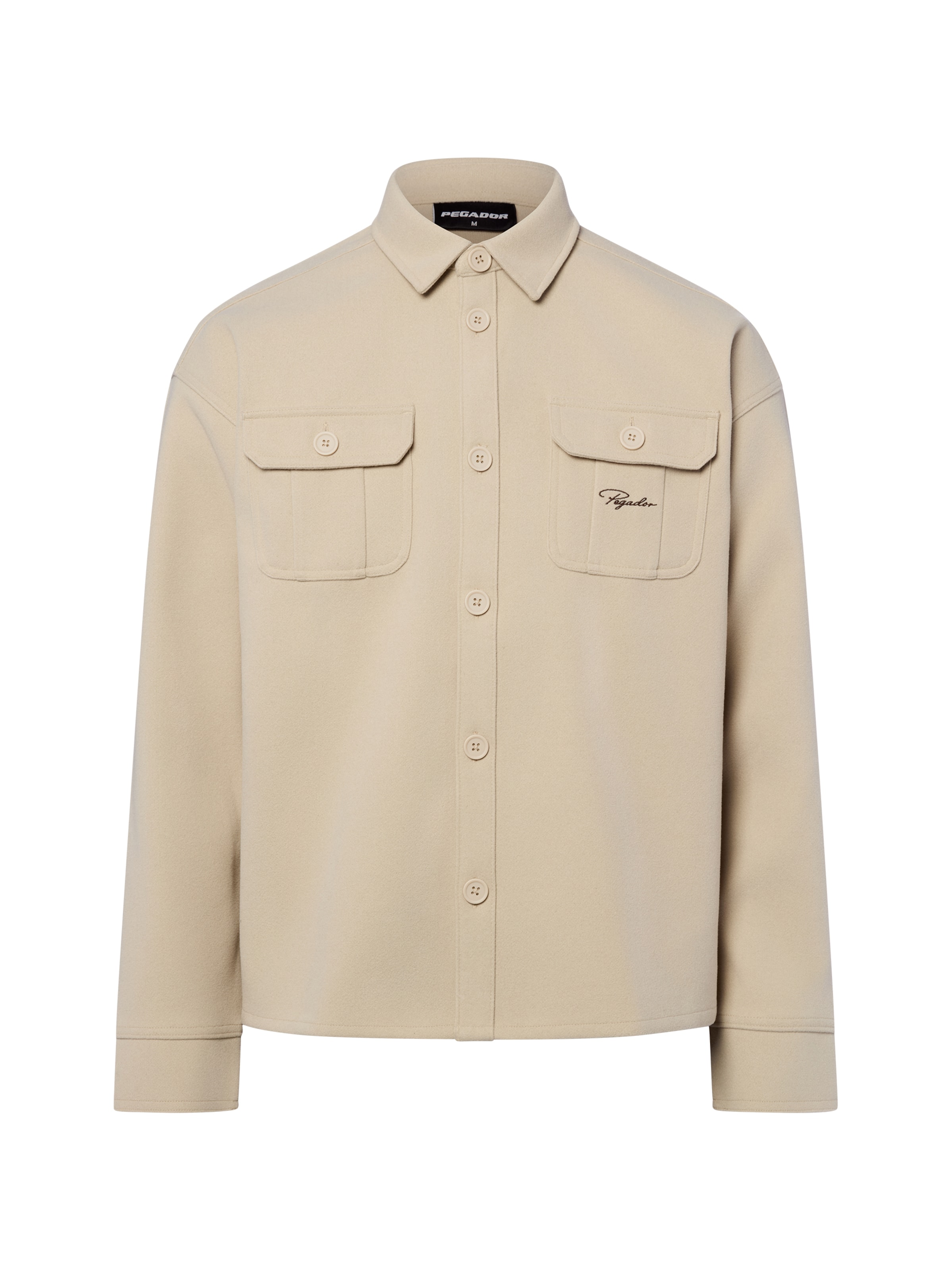 Pegador Regular fit Button Up Shirt 'Almora' in Beige: front