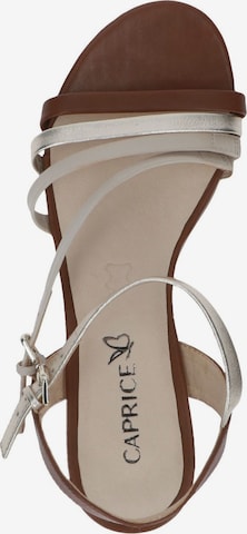 CAPRICE Sandalen met riem in Beige