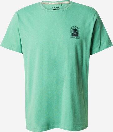 T-Shirt BLEND en vert : devant