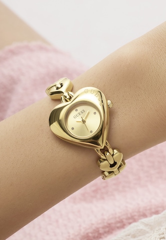 GUESS Uhr 'VALERIE' in Gold: Vorderseite