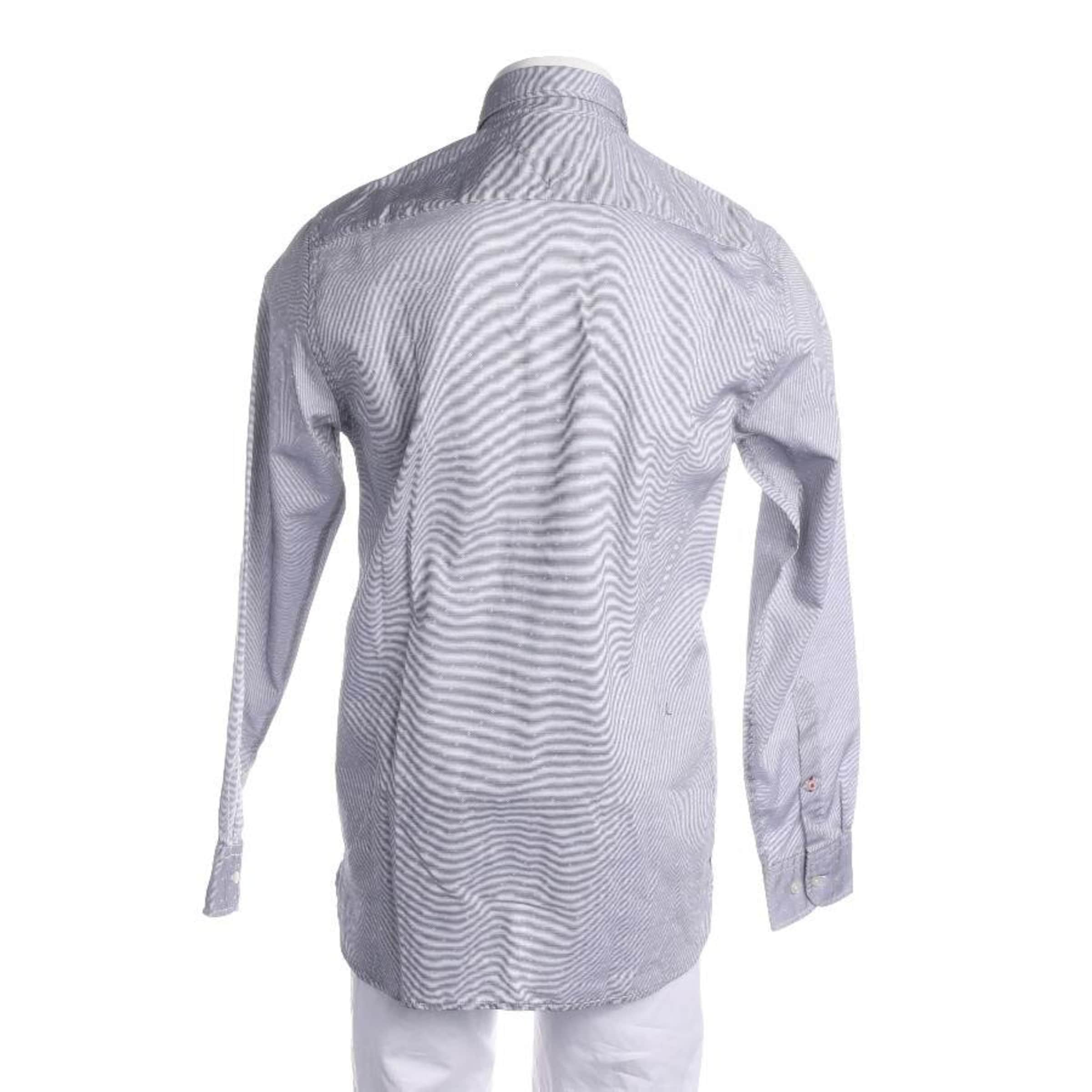 TOMMY HILFIGER Freizeithemd / Shirt / Polohemd langarm S in Grau