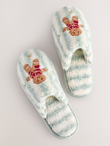 Next Pantoffeln in Blau