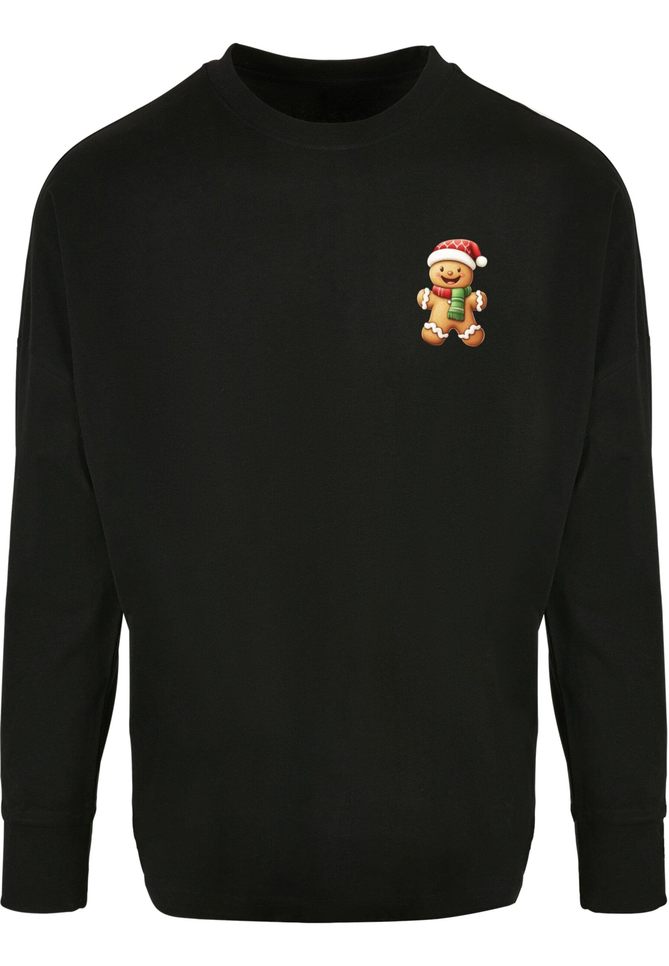 Merchcode Shirt 'Christmas Ginger' in Black: front
