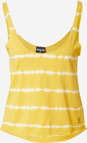 Hurley - Top desportivo em amarelo: frente