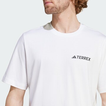 ADIDAS TERREX Functioneel shirt 'Mountain' in Wit