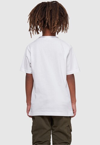 Mister Tee T-Shirt 'Kids Like Pizza' in Weiß