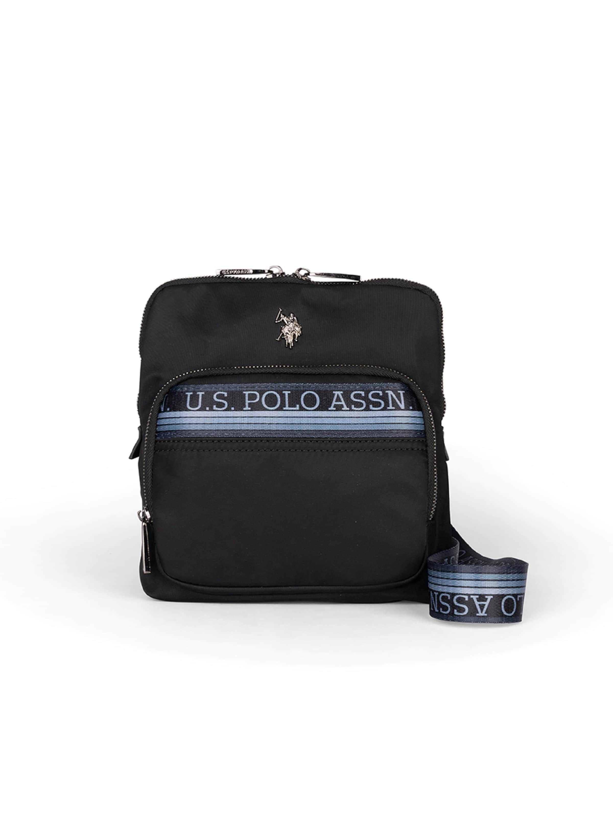 U.S. POLO ASSN. Schoudertas in Zwart: voorkant