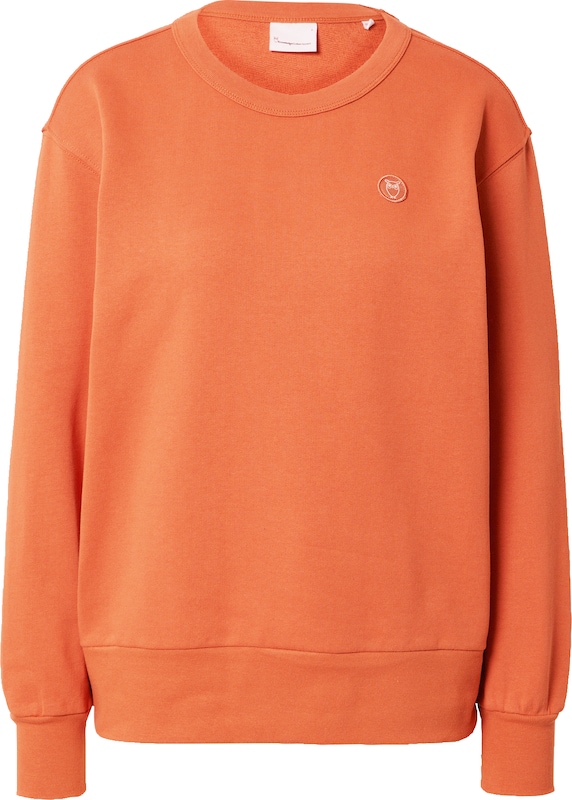 KnowledgeCotton Apparel Sweatshirt 'DAPHNE' (GOTS) in Orange FG8475