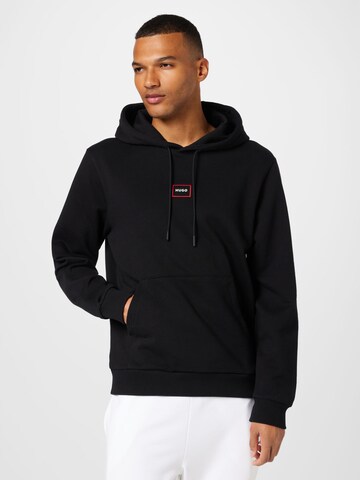 HUGO Red - Sweatshirt 'Dorage' em preto: frente