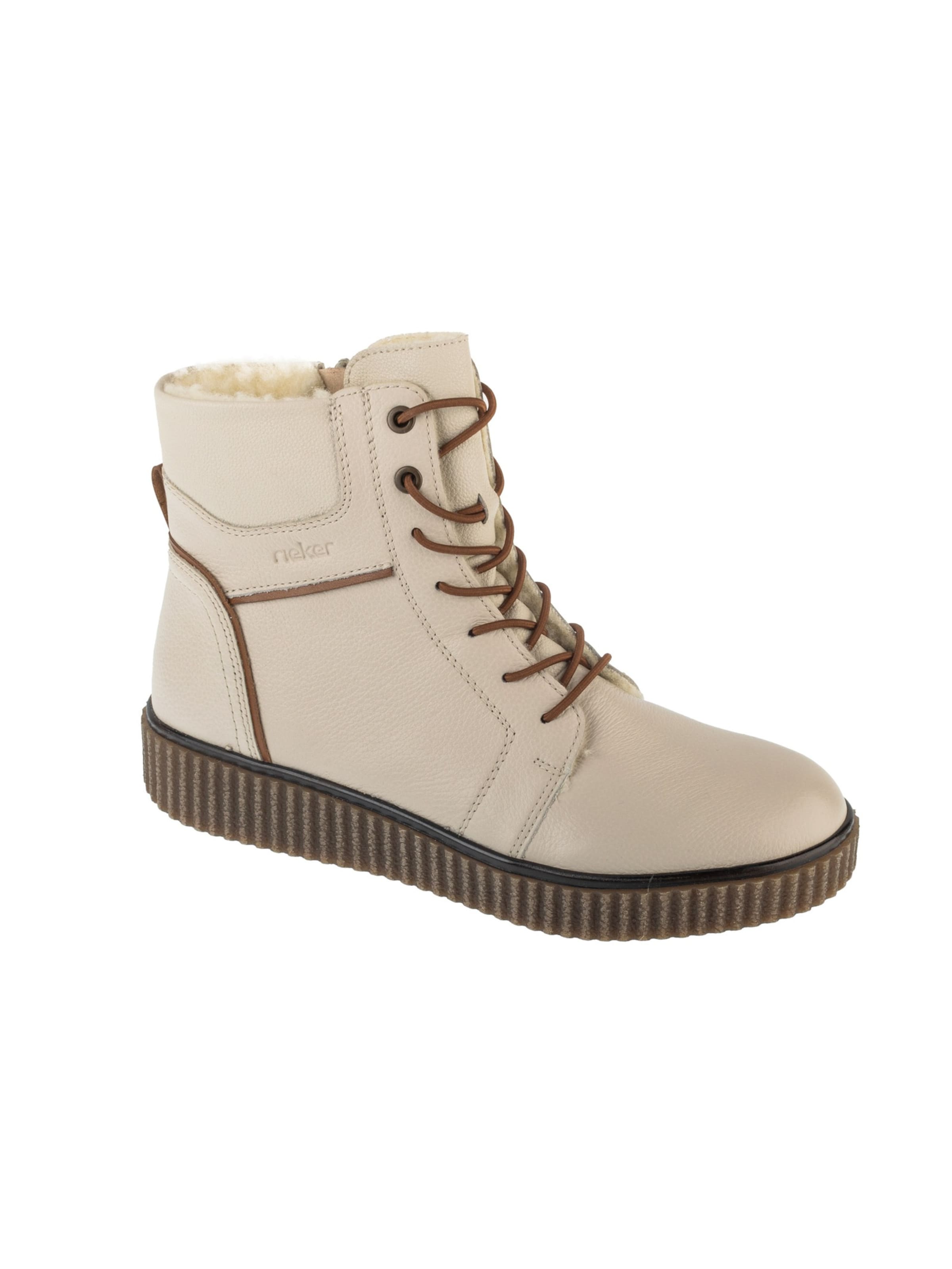 Rieker Schnürstiefel‌‌‌‌‌ in Beige: Vorderseite