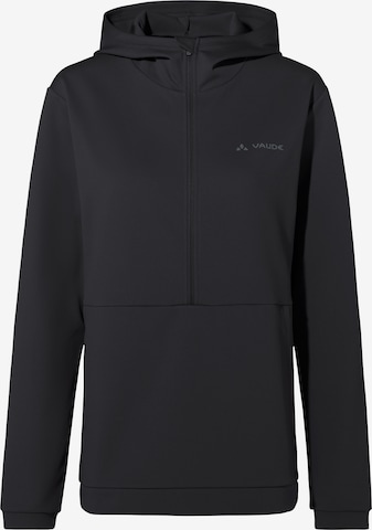 VAUDE Sports sweatshirt 'Cyclist' in Black: front