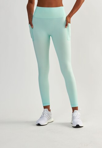 BeShaped Regular Sports trousers 'Lift Me Up' in Green: front