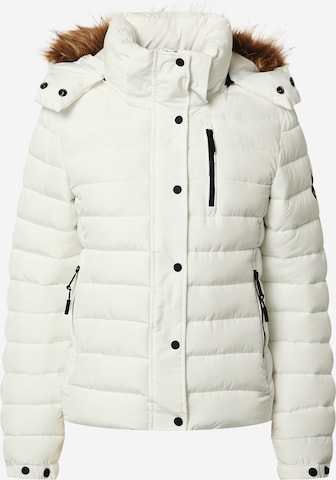 Veste d’hiver Superdry en blanc : devant