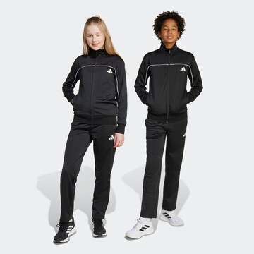 ADIDAS SPORTSWEAR - Fato de treino em preto: frente