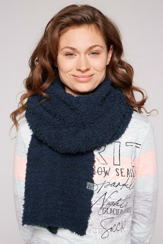 Soccx Scarf in Blue: front