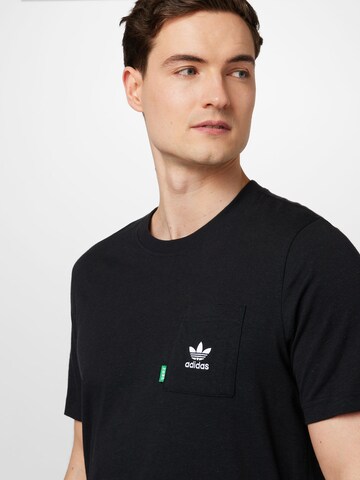 ADIDAS ORIGINALS Shirt 'Essentials+ Made With Hemp' in Black