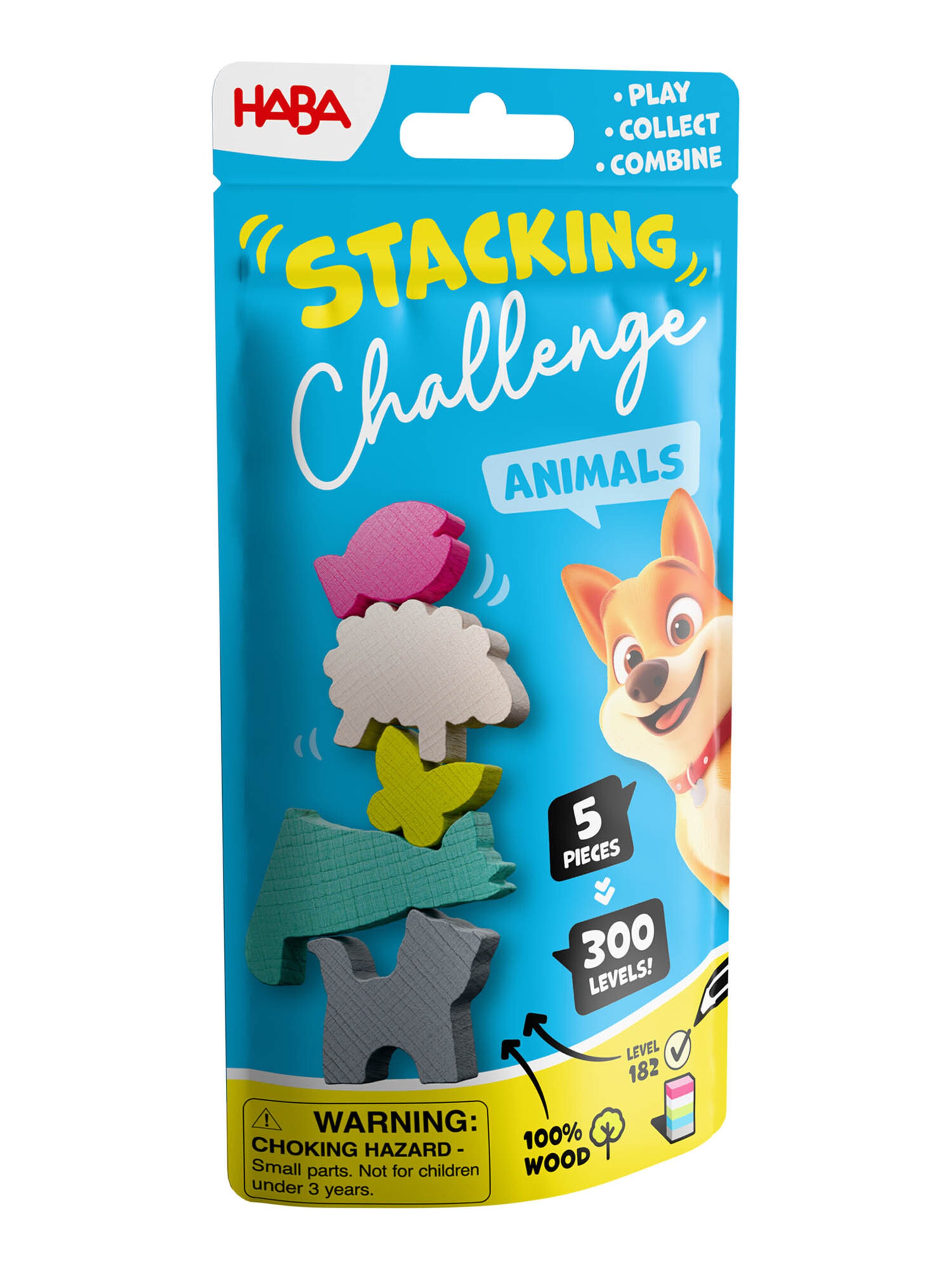 HABA Stapelspielzeug ' HABA Stacking Challenge x3 ' in Mischfarben