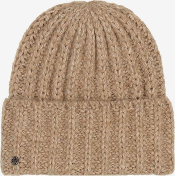 LOEVENICH Mütze in Beige: Vorderseite