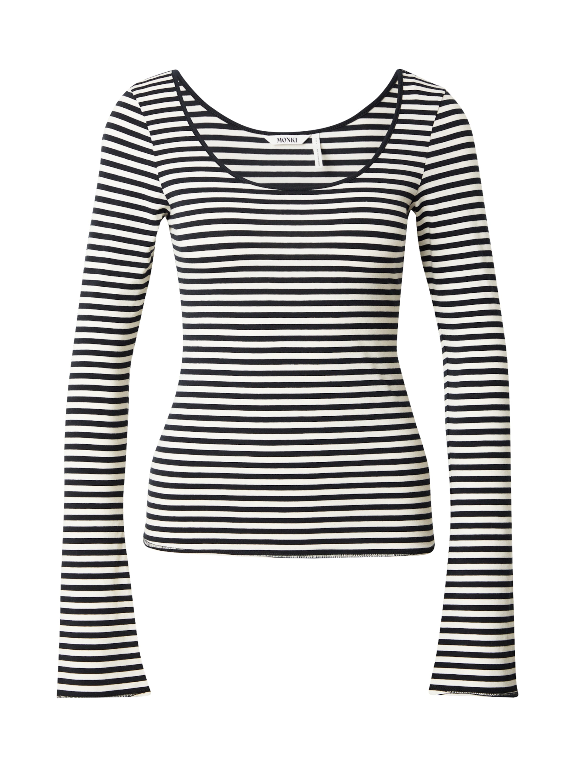 Monki Shirt in schwarz / weiß, Produktansicht