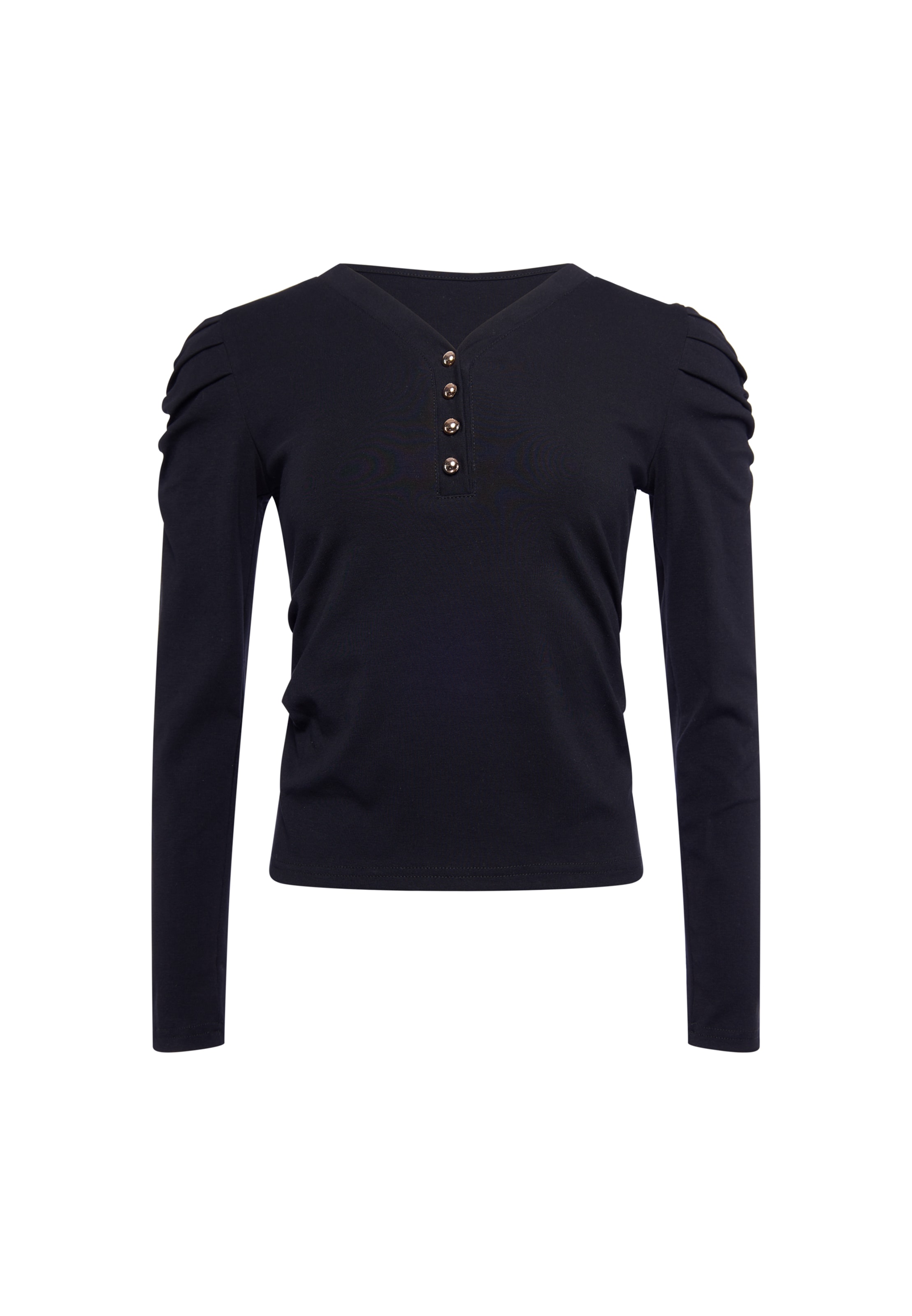 usha BLACK LABEL - Camiseta en negro: frente