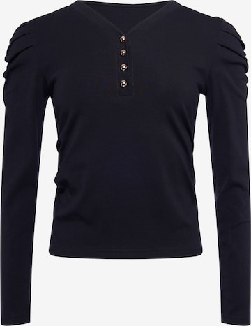 usha BLACK LABEL - Camiseta en negro: frente
