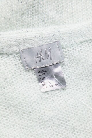 H&M Strickjacke L in Blau