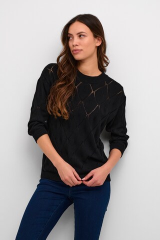 Kaffe Sweater 'Silia' in Black: front
