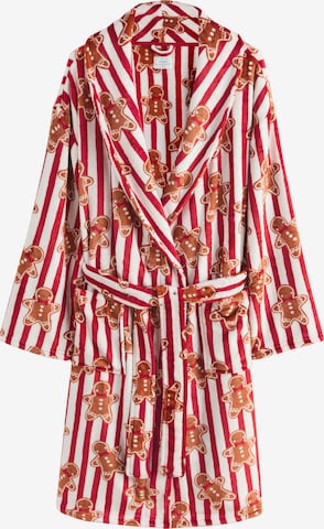 raudona Next Ilgas vonios chalatas: priekis