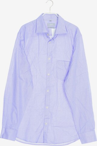 maddison Button Up Shirt in L in Blue: front