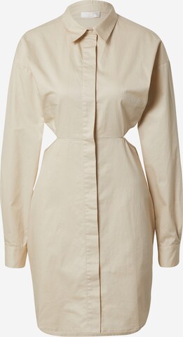 Abito camicia 'Evita' di LeGer by Lena Gercke in beige: frontale