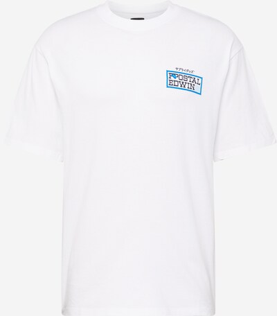 EDWIN T-Shirt 'Postal' in blau / rot / schwarz / weiß, Produktansicht