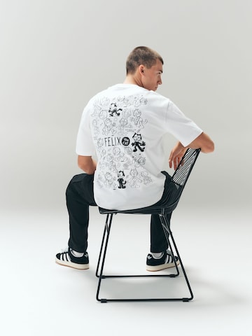 Next Shirt 'Felix The Cat' in Wit