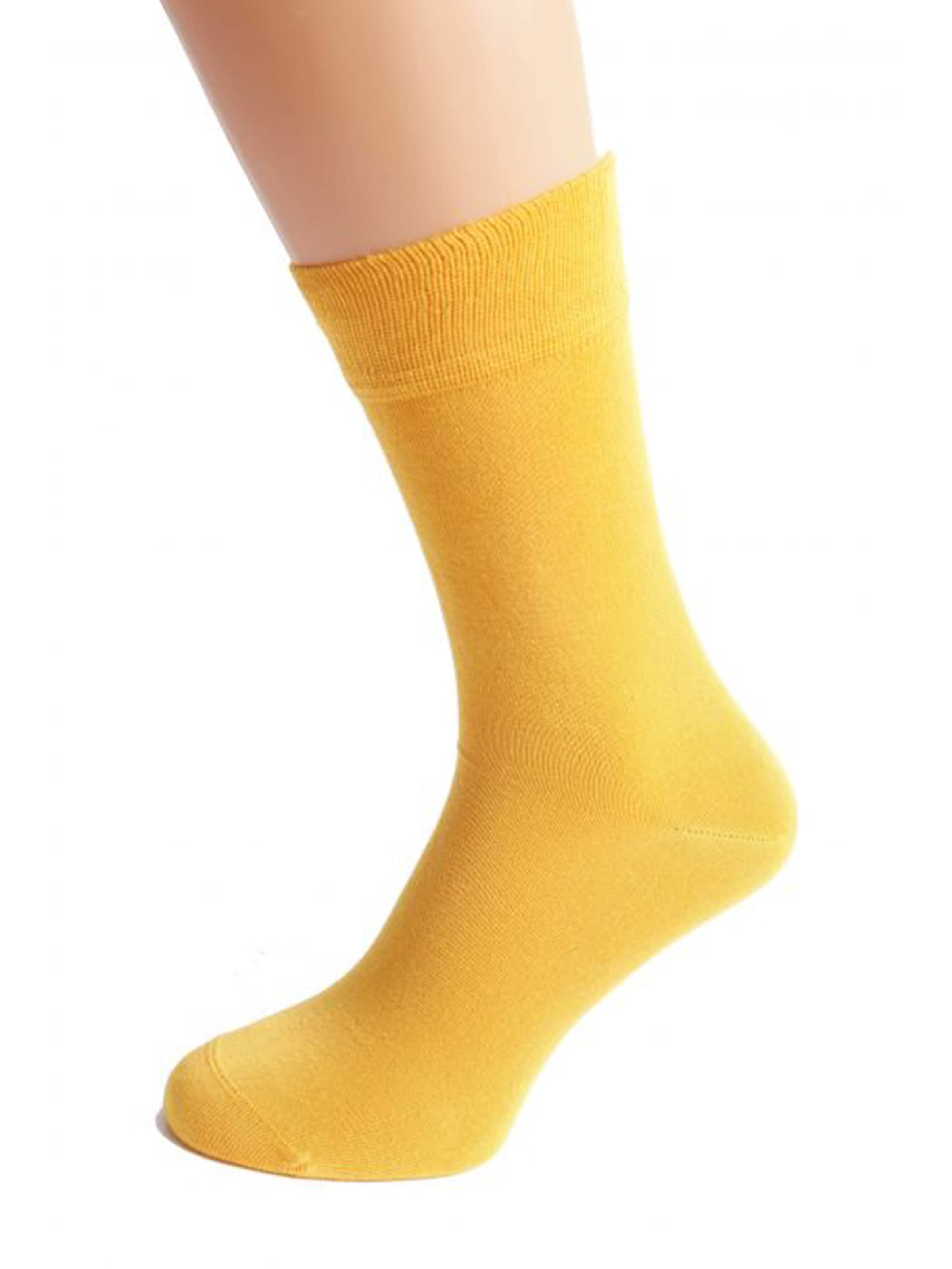 Sokisahtel Socks 'TAUNO' in Yellow: front