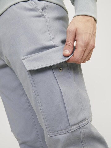 JACK & JONES Slimfit Cargobroek 'JJIMarco JJJoe' in Grijs