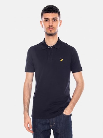 Maglietta 'Jacquard Tipped Polo Shirt Dark Navy' di Lyle & Scott in blu: frontale